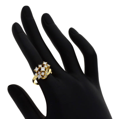 TASAKI Diamond Ring K18 Yellow Gold Ladies [Used]