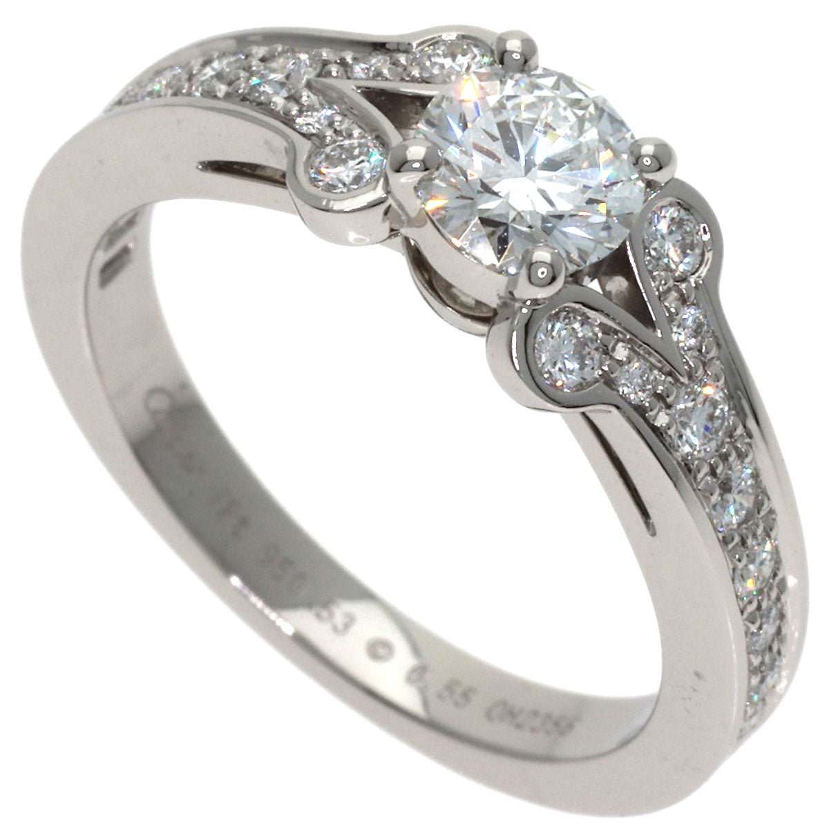CARTIER Ballerina Diamond #53 Ring Platinum PT950 Ladies [Used]