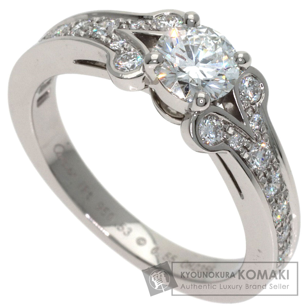 CARTIER Ballerina Diamond #53 Ring Platinum PT950 Ladies [Used]