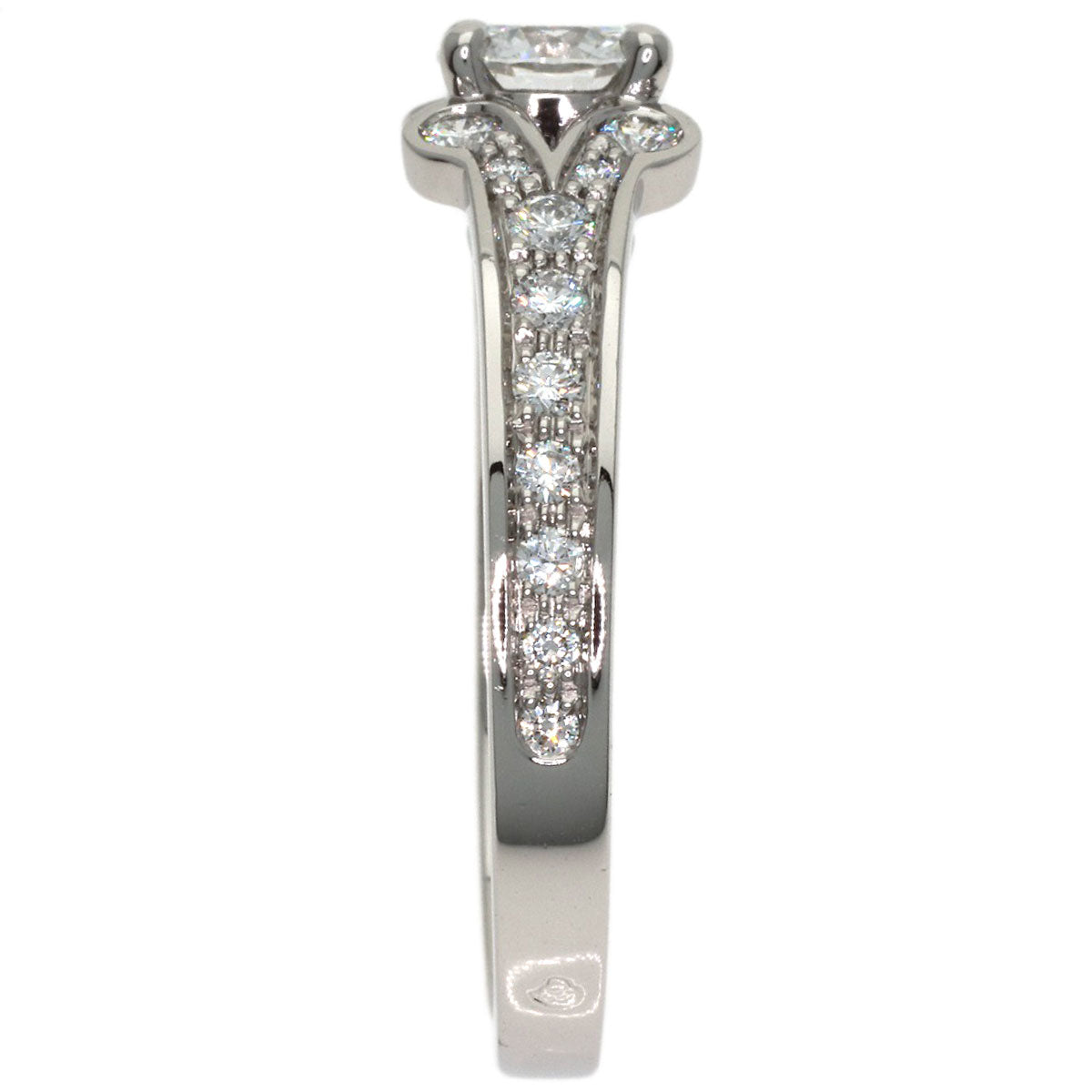 CARTIER Ballerina Diamond #53 Ring Platinum PT950 Ladies [Used]