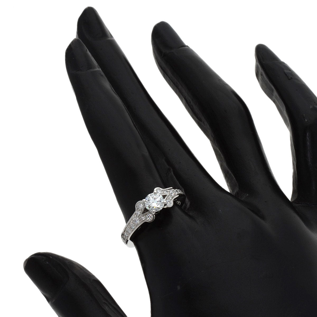 CARTIER Ballerina Diamond #53 Ring Platinum PT950 Ladies [Used]