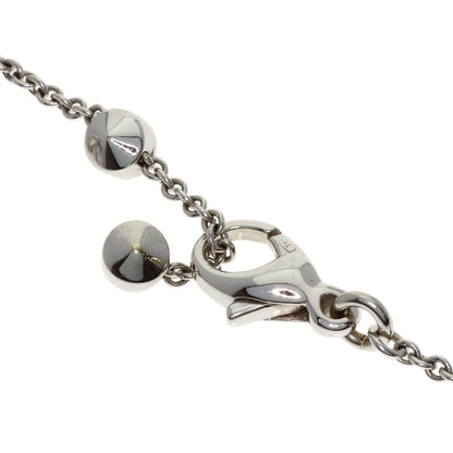 BVLGARI Lucia Blue Topaz Diamond Necklace K18 White Gold Ladies [Used]