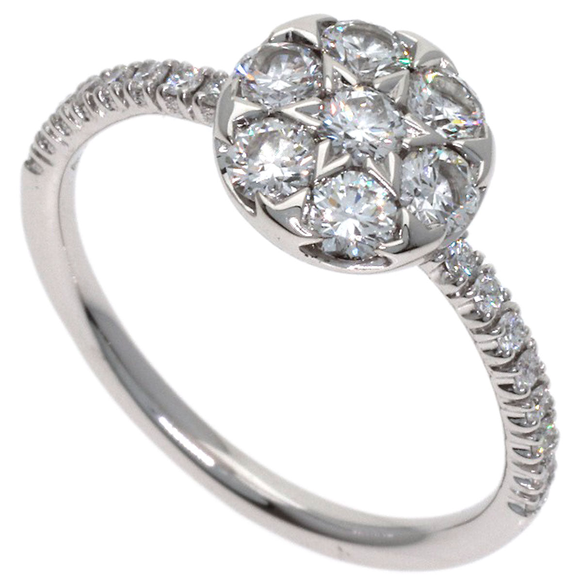 CARTIER Etincel de Cartier Diamond #46 Ring K18 White Gold Ladies [Used]