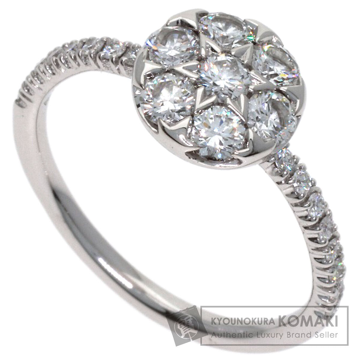 CARTIER Etincel de Cartier Diamond #46 Ring K18 White Gold Ladies [Used]
