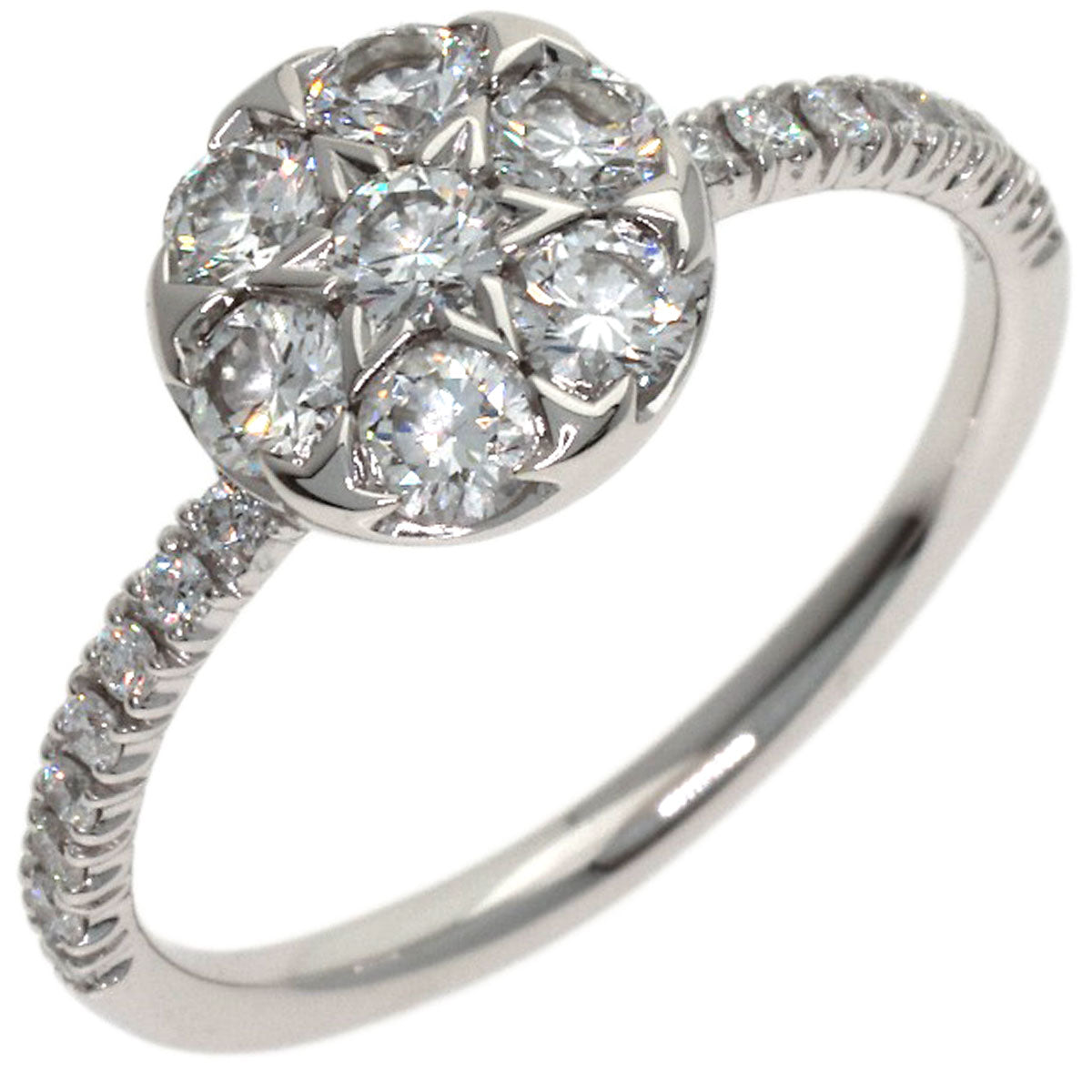 CARTIER Etincel de Cartier Diamond #46 Ring K18 White Gold Ladies [Used]