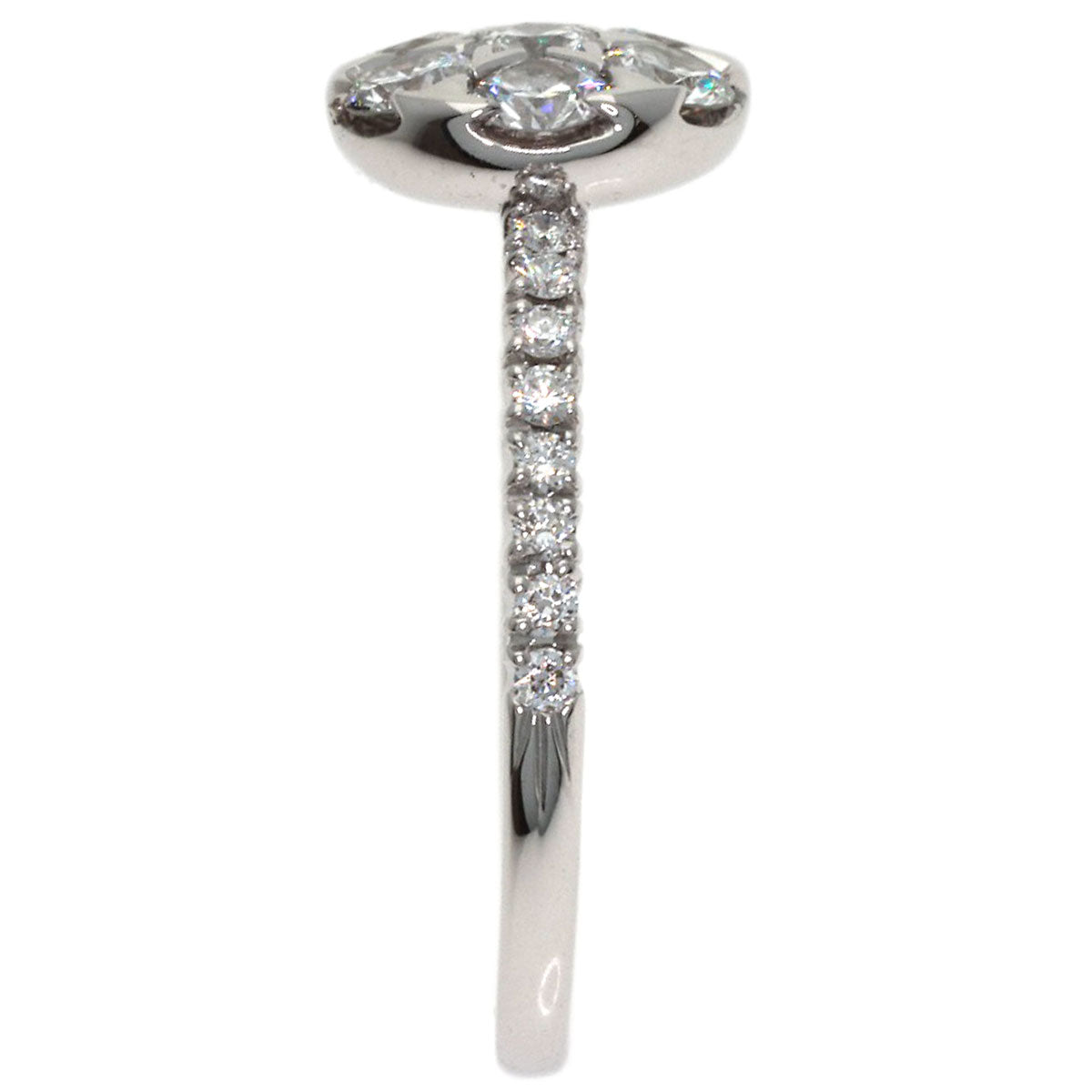CARTIER Etincel de Cartier Diamond #46 Ring K18 White Gold Ladies [Used]