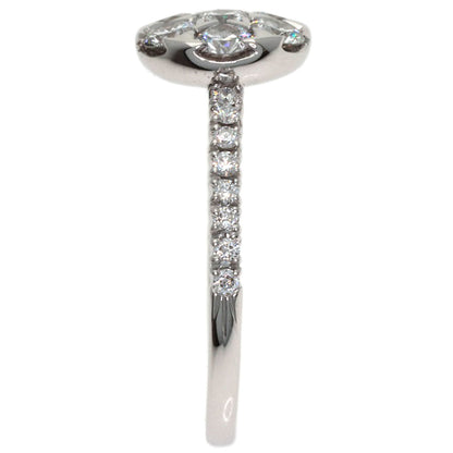 CARTIER Etincel de Cartier Diamond #46 Ring K18 White Gold Ladies [Used]