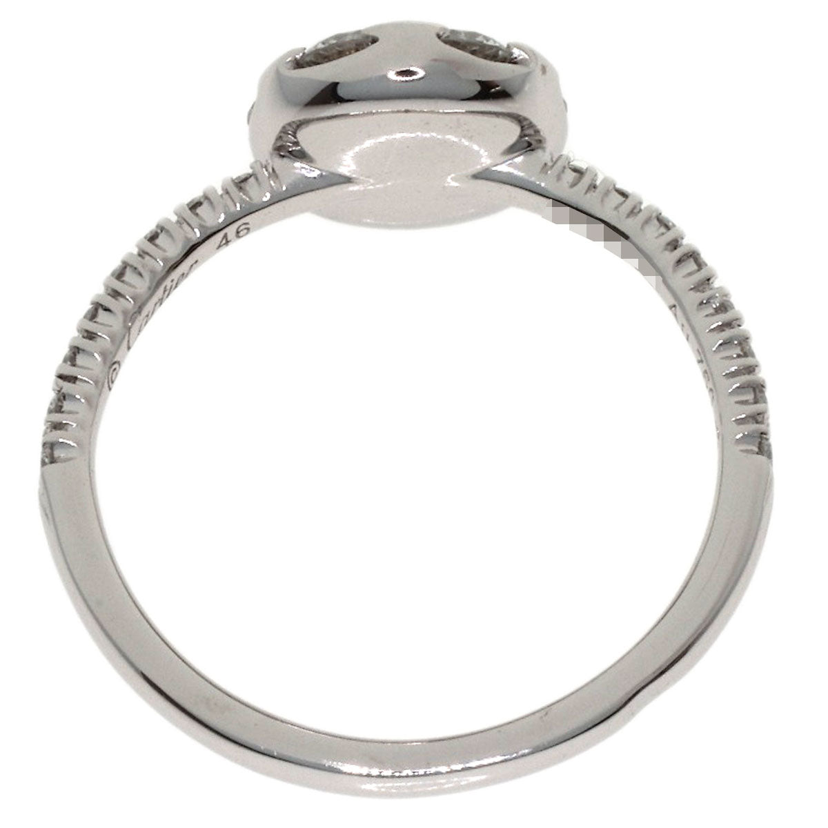CARTIER Etincel de Cartier Diamond #46 Ring K18 White Gold Ladies [Used]
