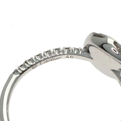 CARTIER Etincel de Cartier Diamond #46 Ring K18 White Gold Ladies [Used]
