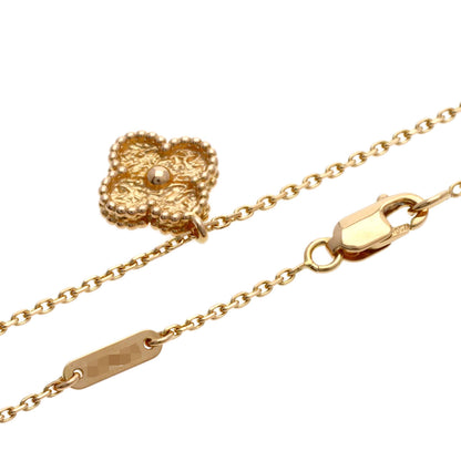 Van Cleef & Arpels Sweet Alhambra Necklace K18 Pink Gold Ladies [Used]