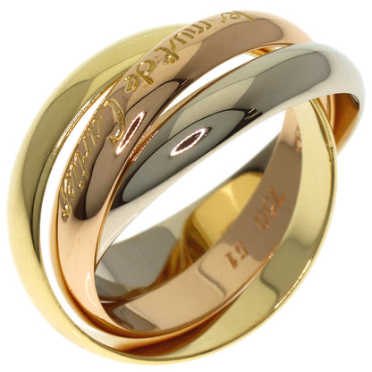 CARTIER Trinity #51 Ring K18 Yellow Gold 18K Pink GoldLadies [Used]