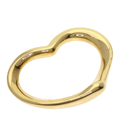 TIFFANY&Co. Open heart Pendant top K18 Yellow Gold Ladies [Used]