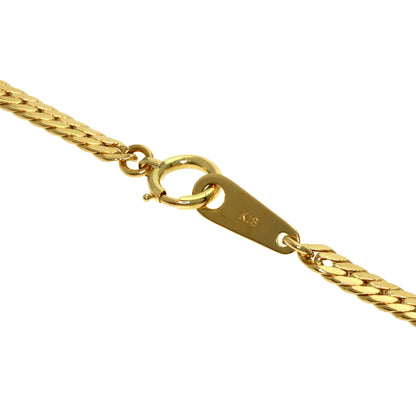 0.87ct Diamond Necklace Platinum PT900 18K Yellow Gold 16g　Ladies