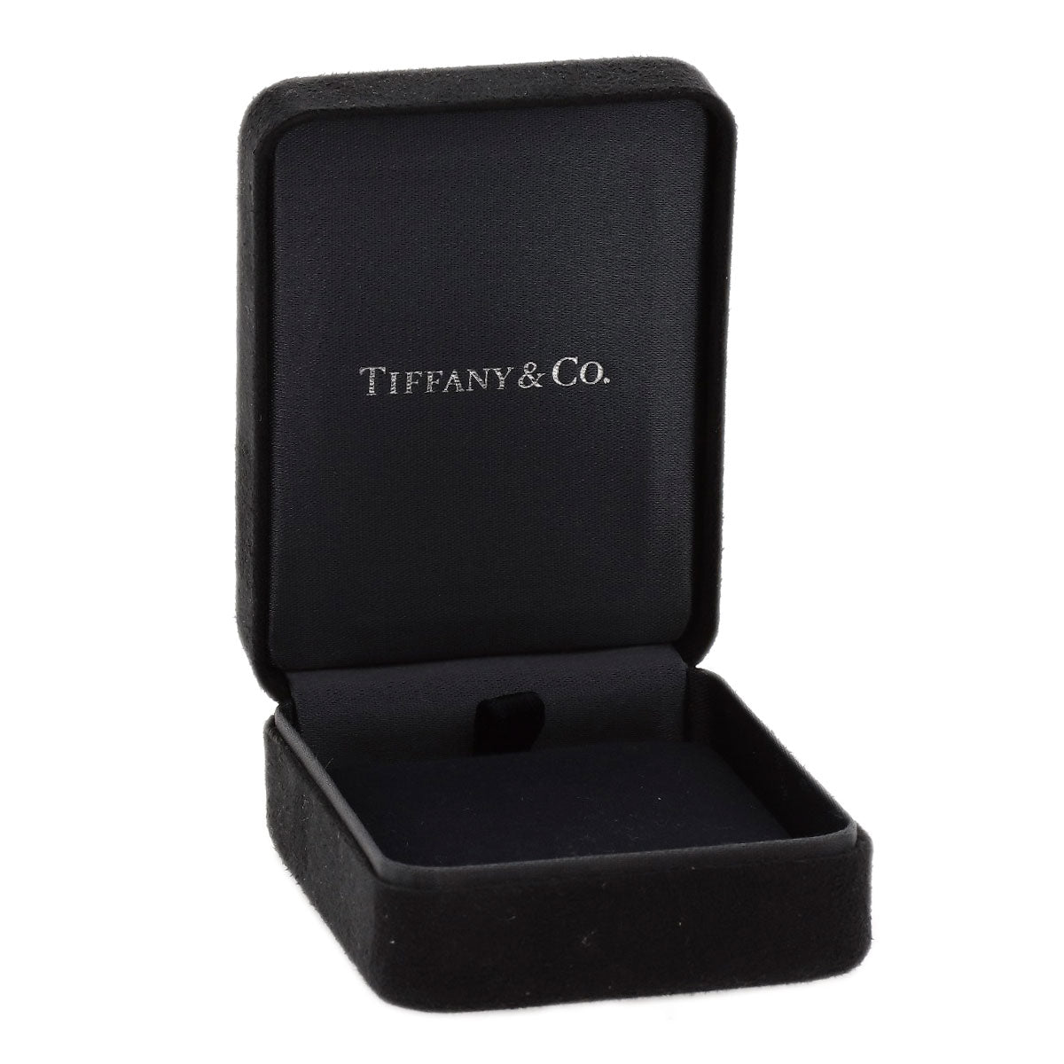 TIFFANY&Co. T Smile Mini Diamond Necklace K18 White Gold Ladies [Used]