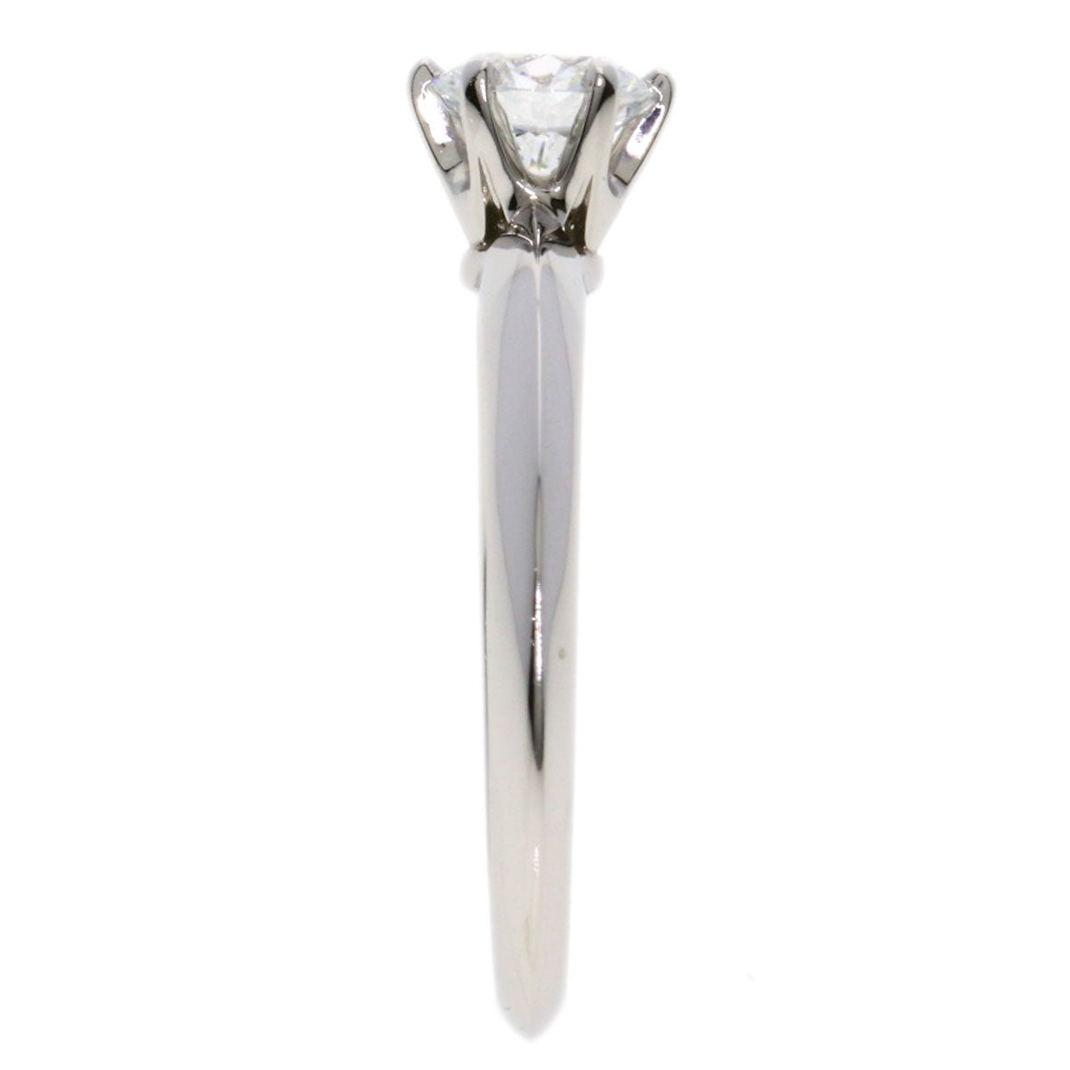 TIFFANY&Co. Solitaire Diamond E-VS1 Ring Platinum PT950 Ladies [Used]