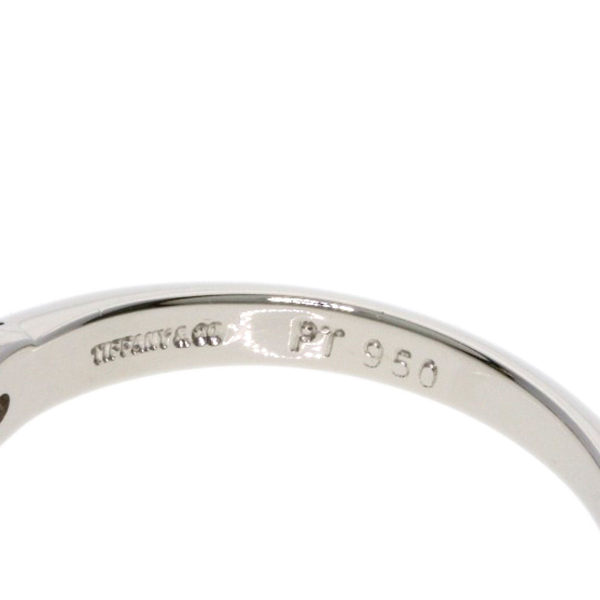 TIFFANY&Co. Solitaire Diamond E-VS1 Ring Platinum PT950 Ladies [Used]