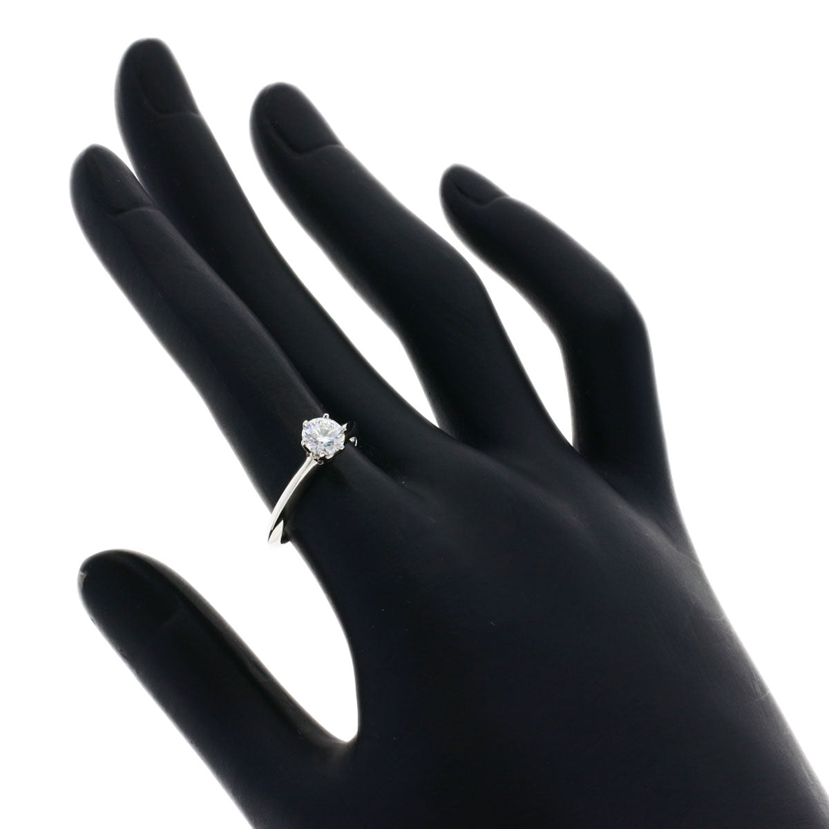 TIFFANY&Co. Solitaire Diamond E-VS1 Ring Platinum PT950 Ladies [Used]