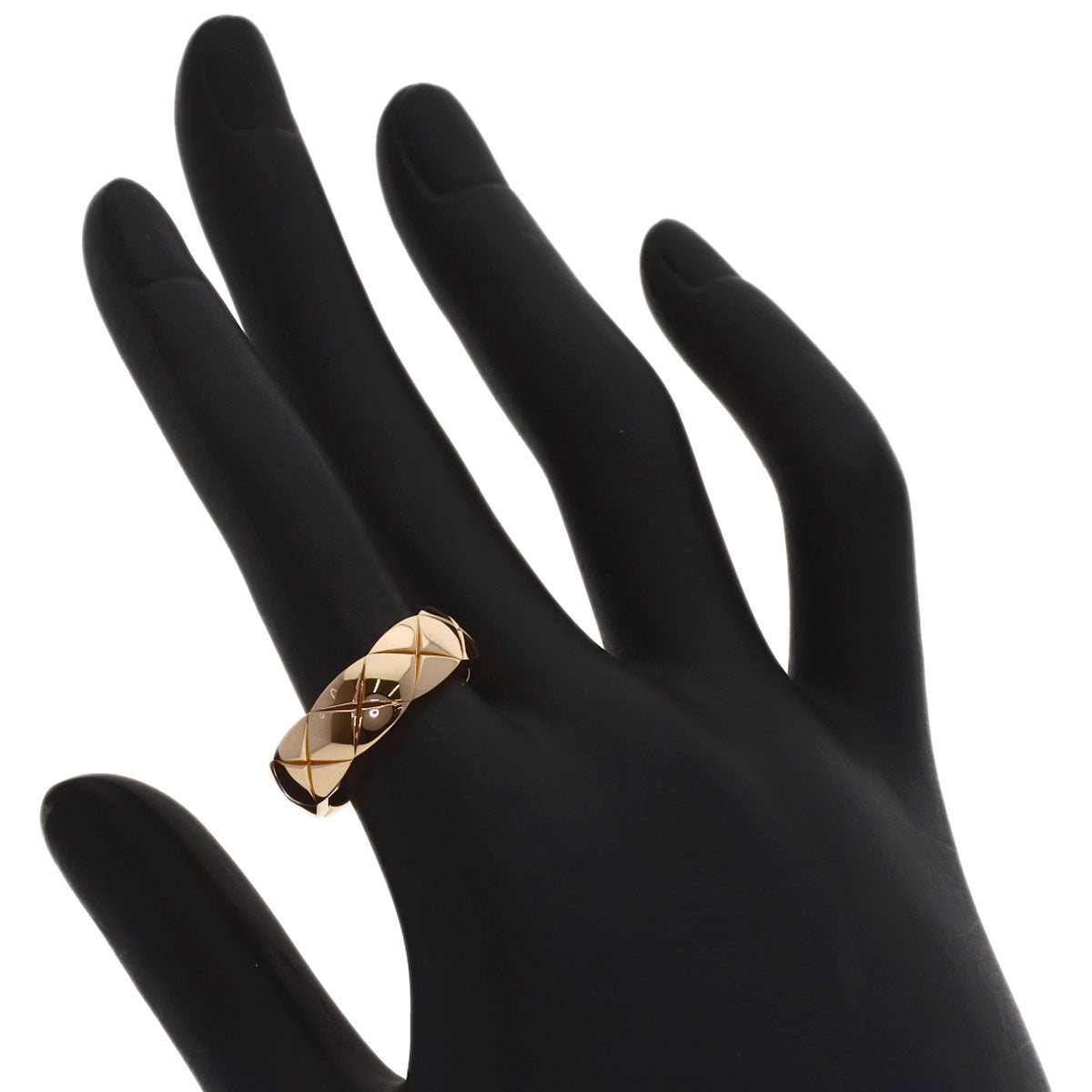 CHANEL Coco Crush #55 Ring K18 Pink Gold Ladies [Used]