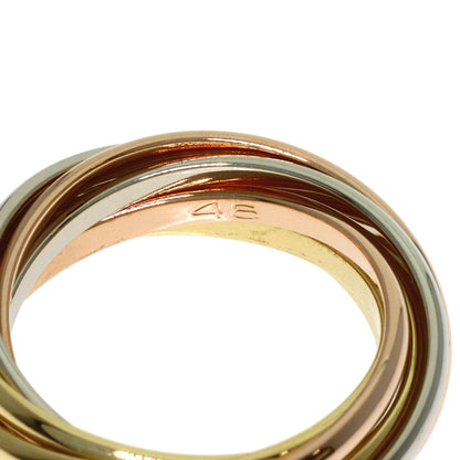 CARTIER Trinity 7-pack #48 Ring K18 Yellow Gold 18K Pink GoldLadies [Used]