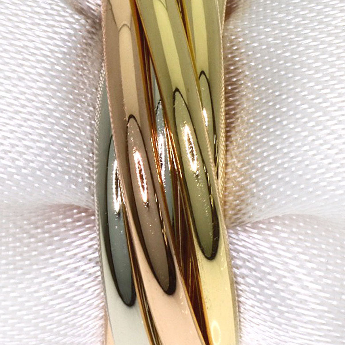 CARTIER Trinity 7-pack #48 Ring K18 Yellow Gold 18K Pink GoldLadies [Used]