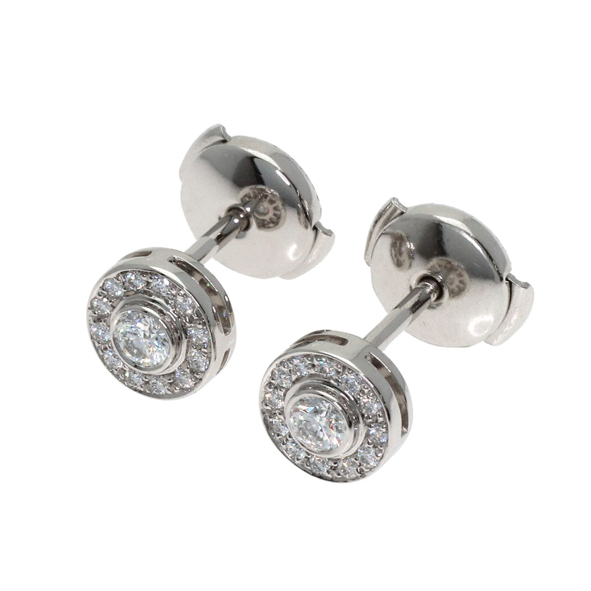 TIFFANY&Co. Circlet Diamond earring Platinum PT950 Ladies [Used]