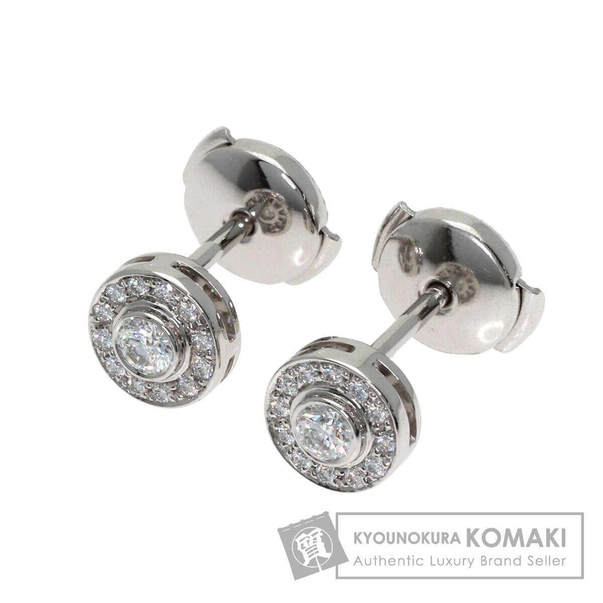 TIFFANY&Co. Circlet Diamond earring Platinum PT950 Ladies [Used]