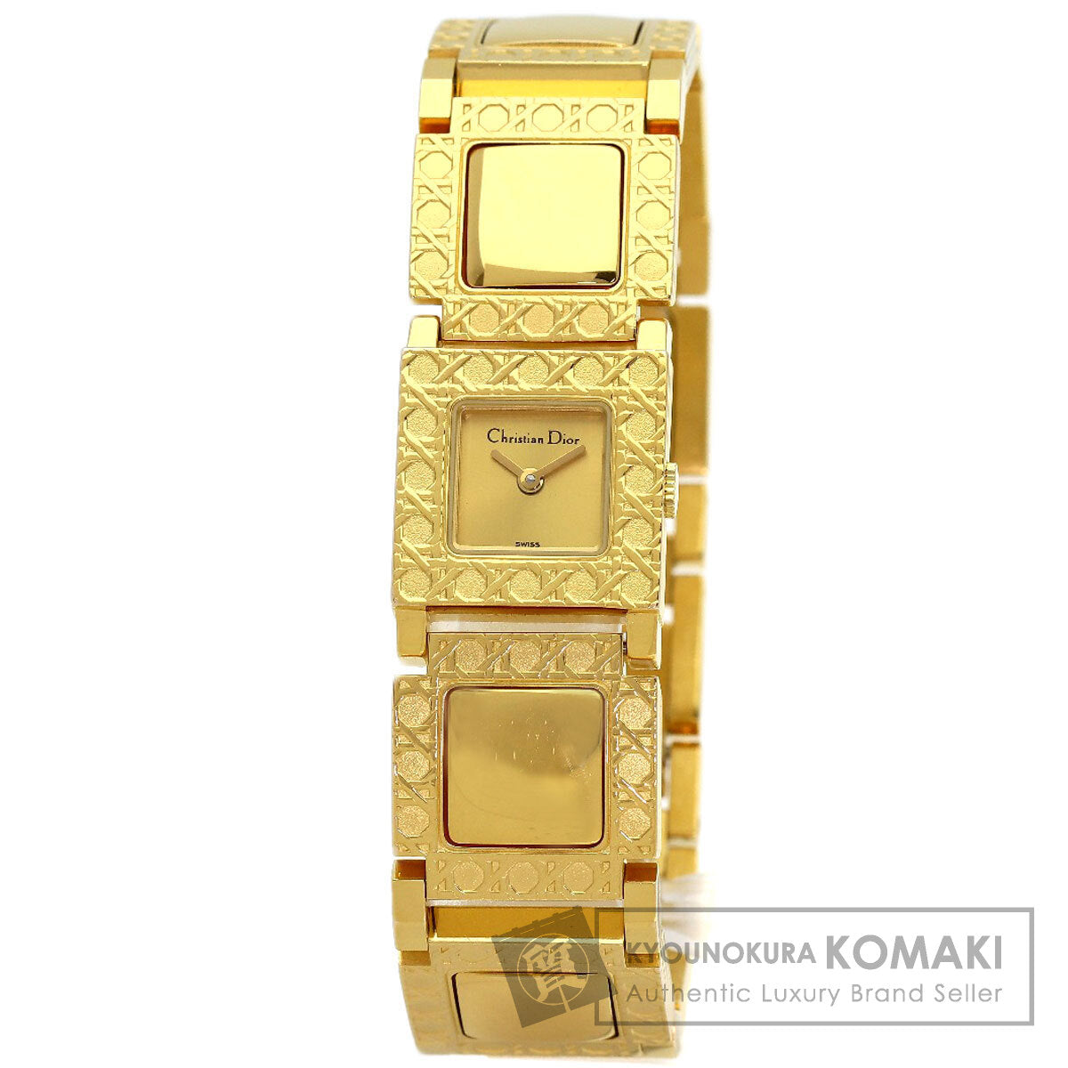 CHRISTIAN DIOR La Parisienne Watches D60-150 Gold Plated/Gold Plated Ladies