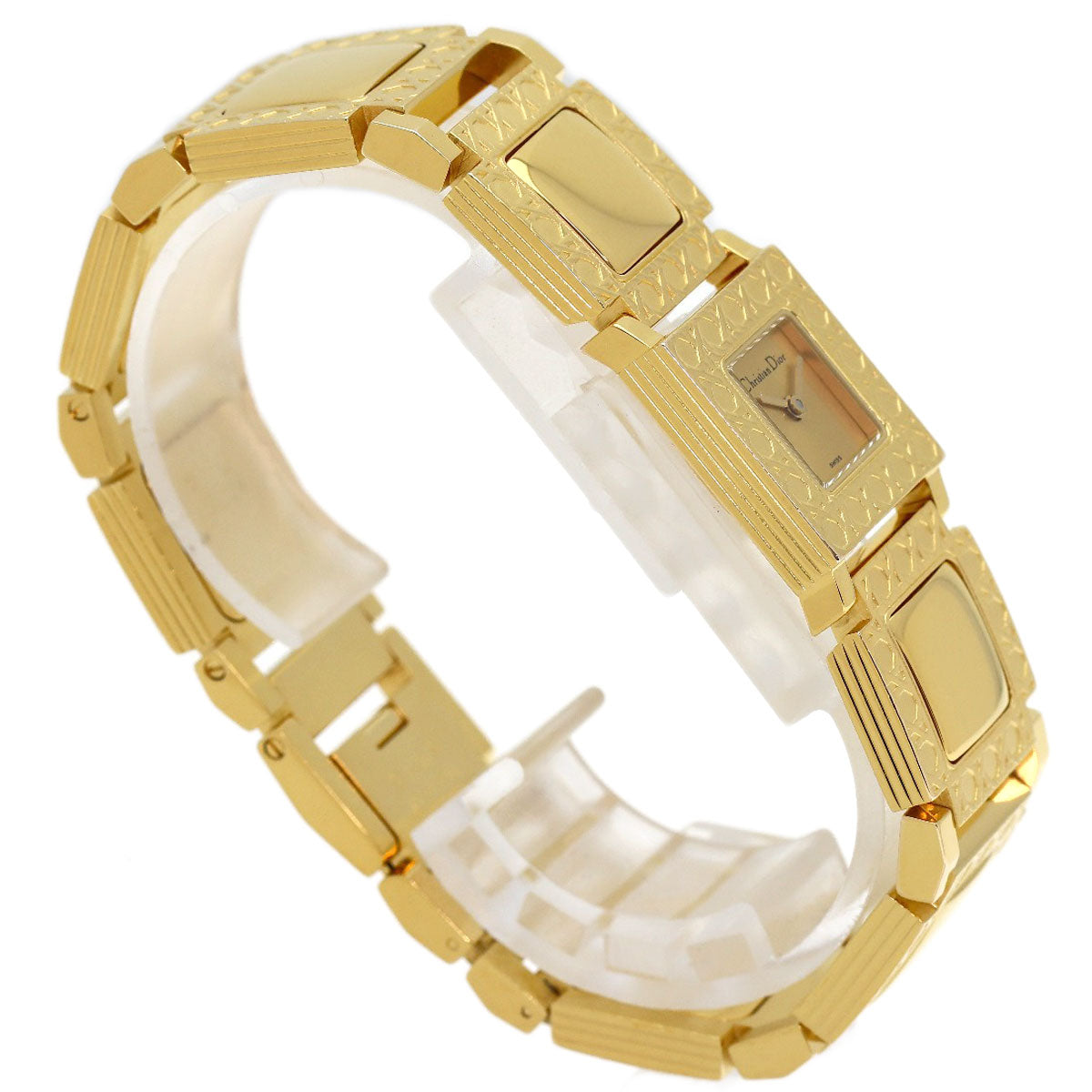 CHRISTIAN DIOR La Parisienne Watches D60-150 Gold Plated/Gold Plated Ladies