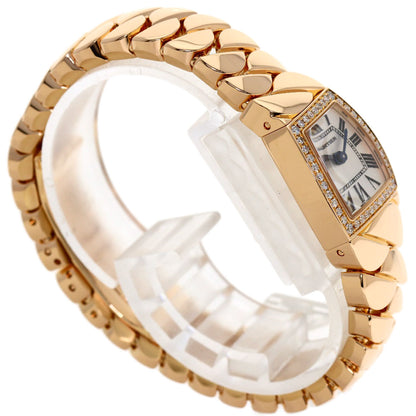 CARTIER Mini Ladonya Diamond Bezel Watches WE60086I K18 Pink Gold/18K Pink Gold Ladies