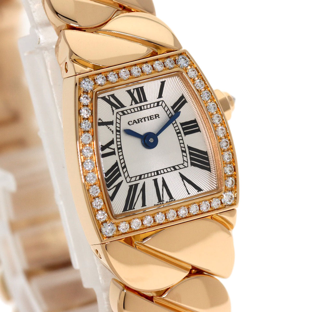 CARTIER Mini Ladonya Diamond Bezel Watches WE60086I K18 Pink Gold/18K Pink Gold Ladies