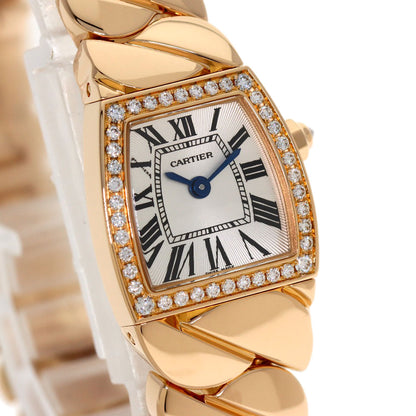 CARTIER Mini Ladonya Diamond Bezel Watches WE60086I K18 Pink Gold/18K Pink Gold Ladies