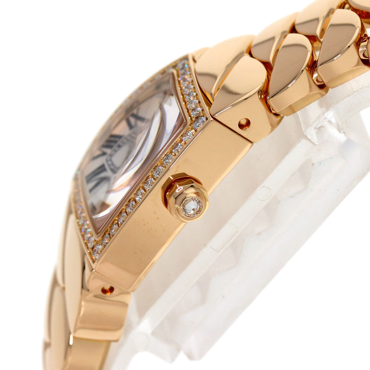 CARTIER Mini Ladonya Diamond Bezel Watches WE60086I K18 Pink Gold/18K Pink Gold Ladies