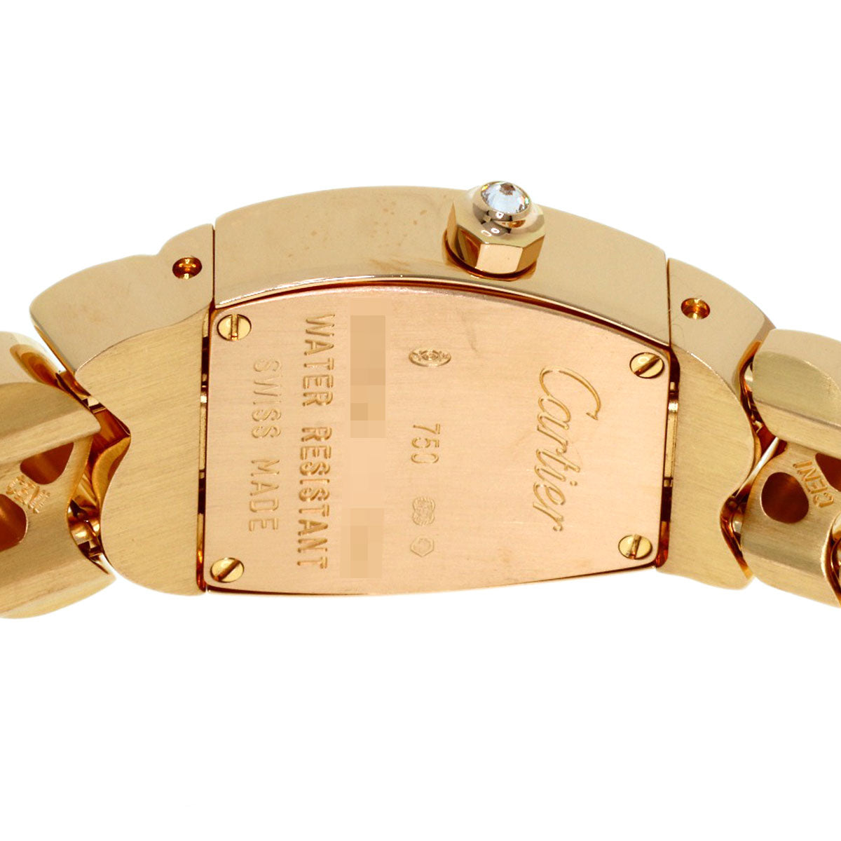CARTIER Mini Ladonya Diamond Bezel Watches WE60086I K18 Pink Gold/18K Pink Gold Ladies