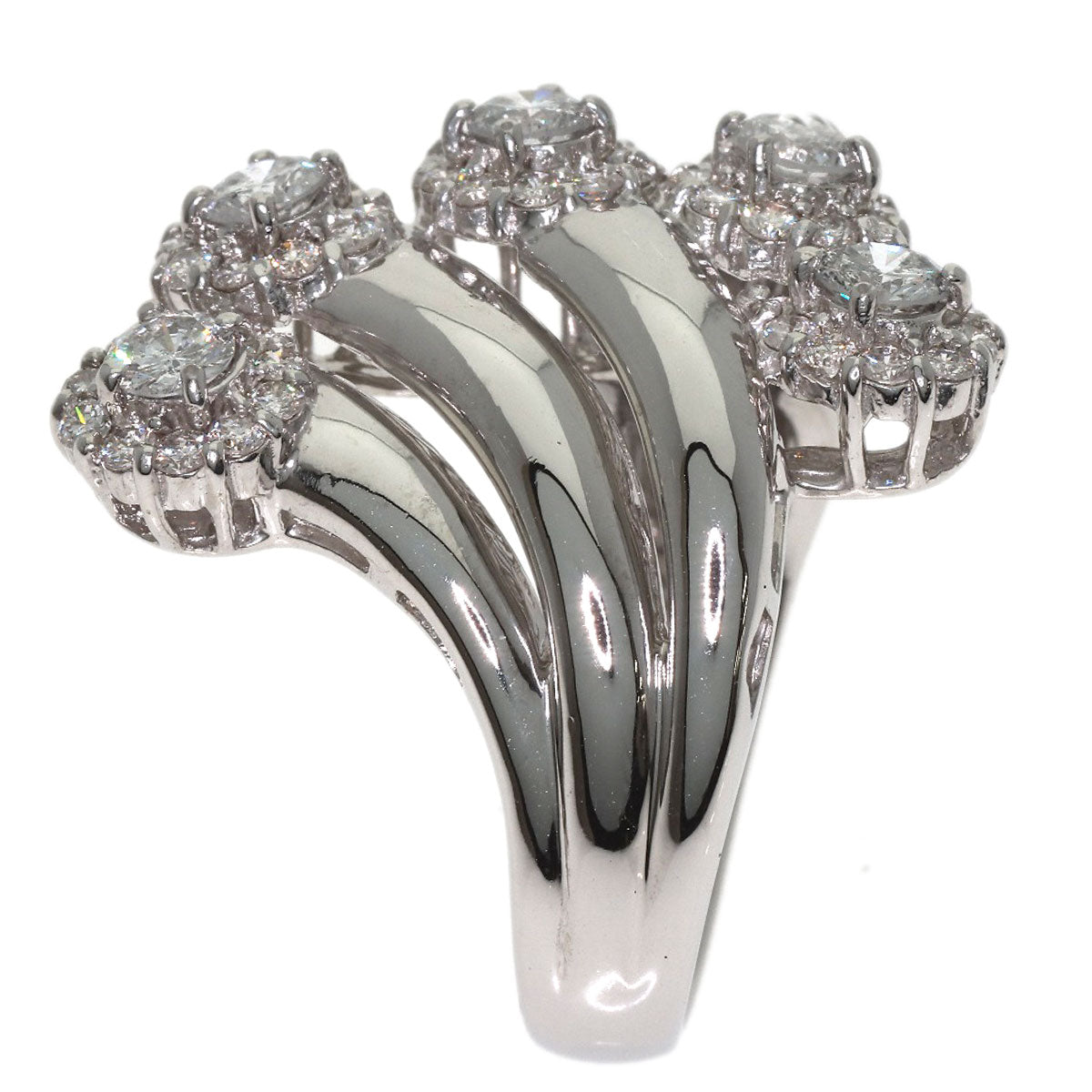 1.55ct Diamond Ring Platinum PT900 11.82g　Ladies
