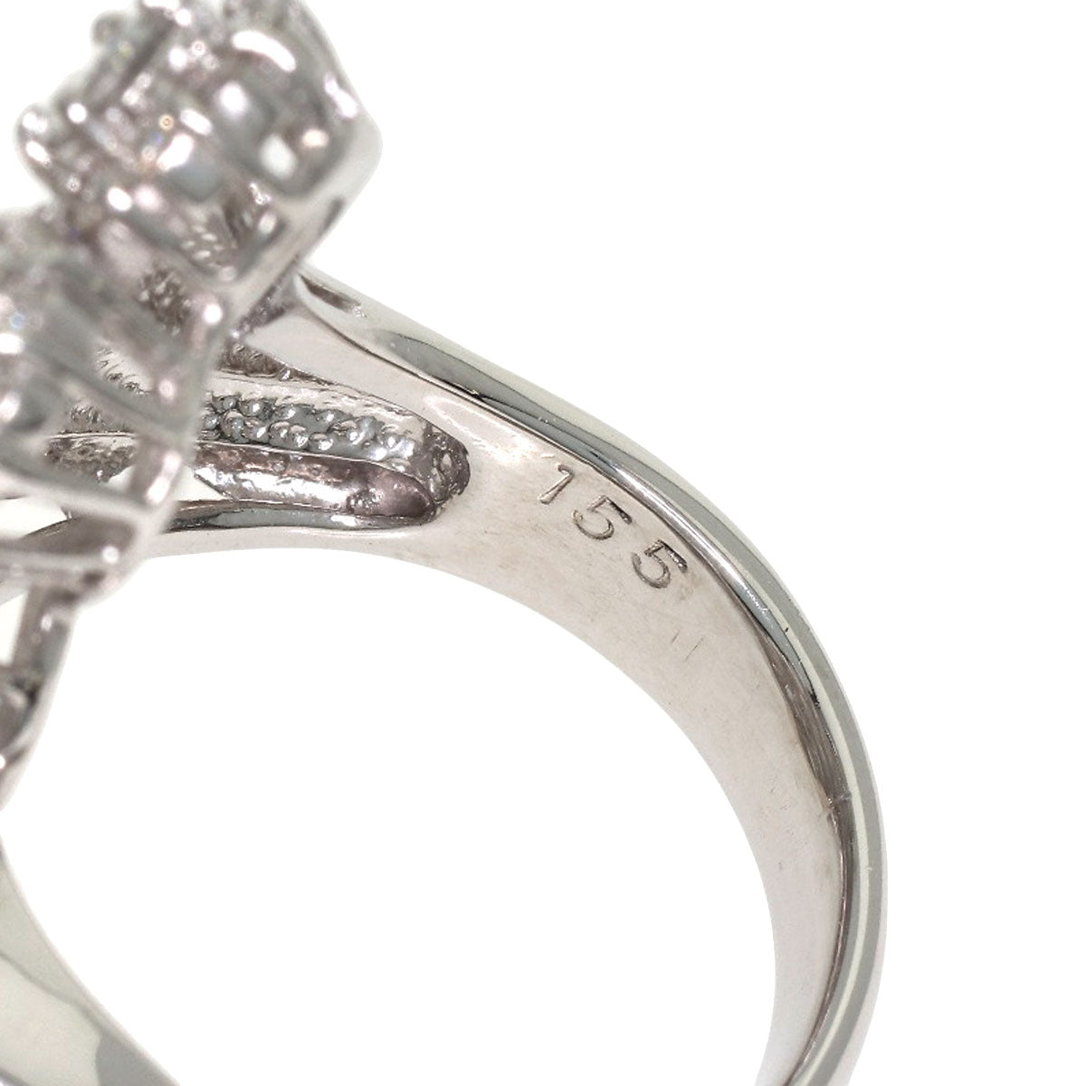 1.55ct Diamond Ring Platinum PT900 11.82g　Ladies