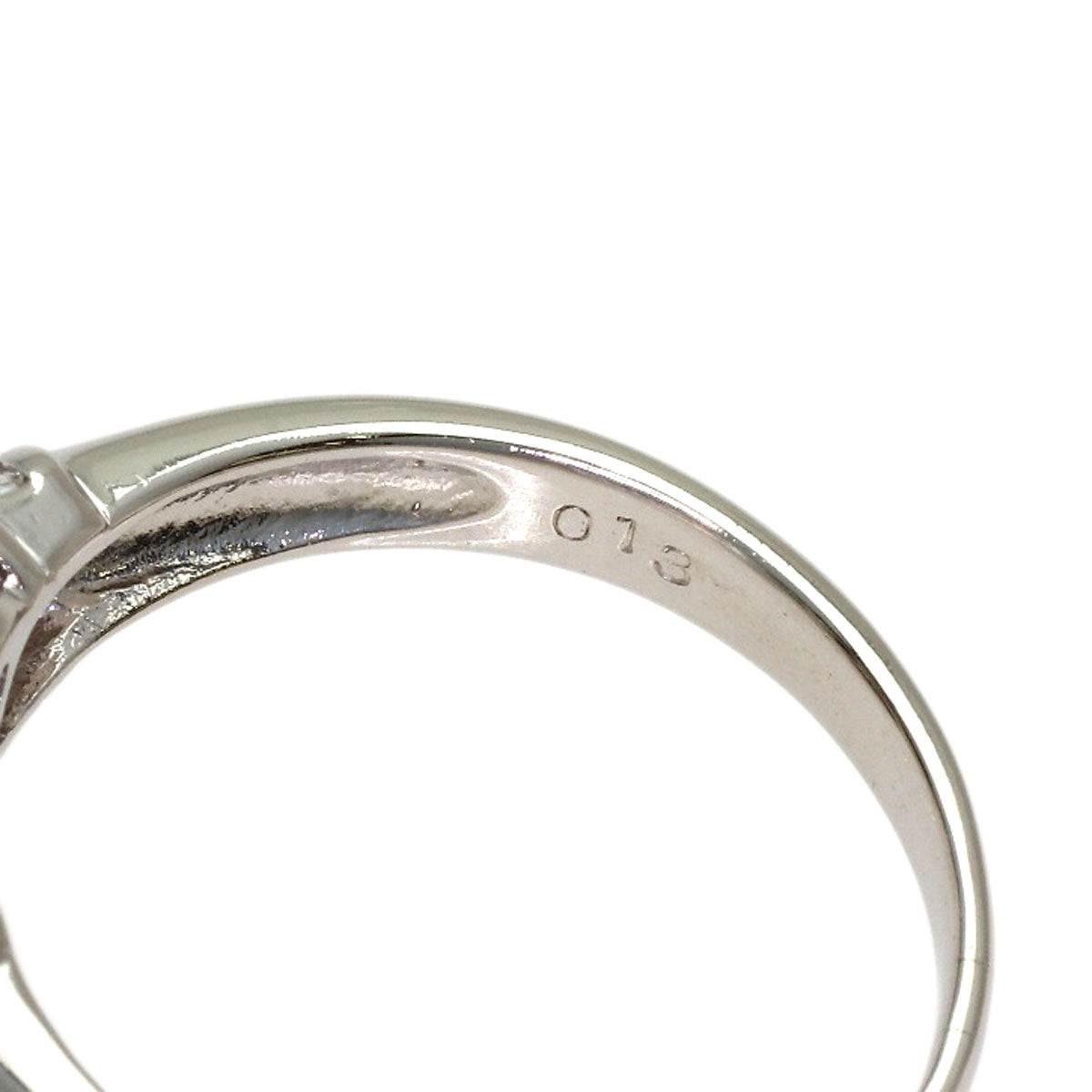 Pearl Pearl Diamond Ring Platinum PT900 6.5g　Ladies