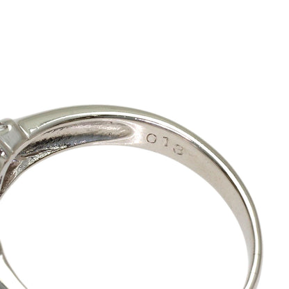 Pearl Pearl Diamond Ring Platinum PT900 6.5g　Ladies