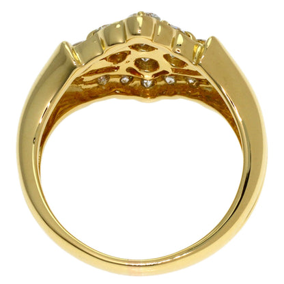 1.01ct Diamond Ring K18 Yellow Gold 6.9g　Ladies