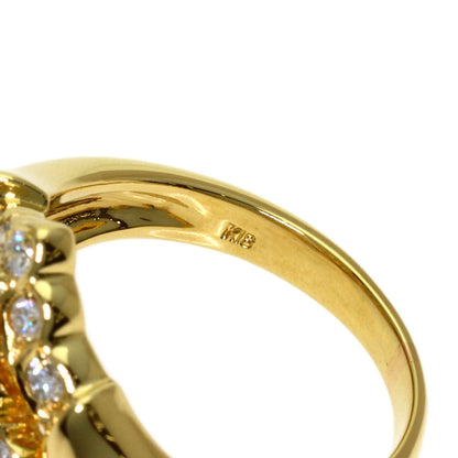 1.01ct Diamond Ring K18 Yellow Gold 6.9g　Ladies