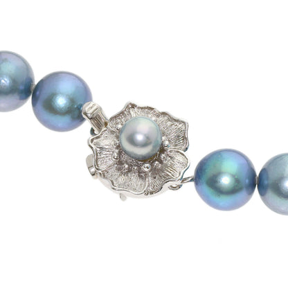 Colored Pearl Necklace Silver 58g　Ladies