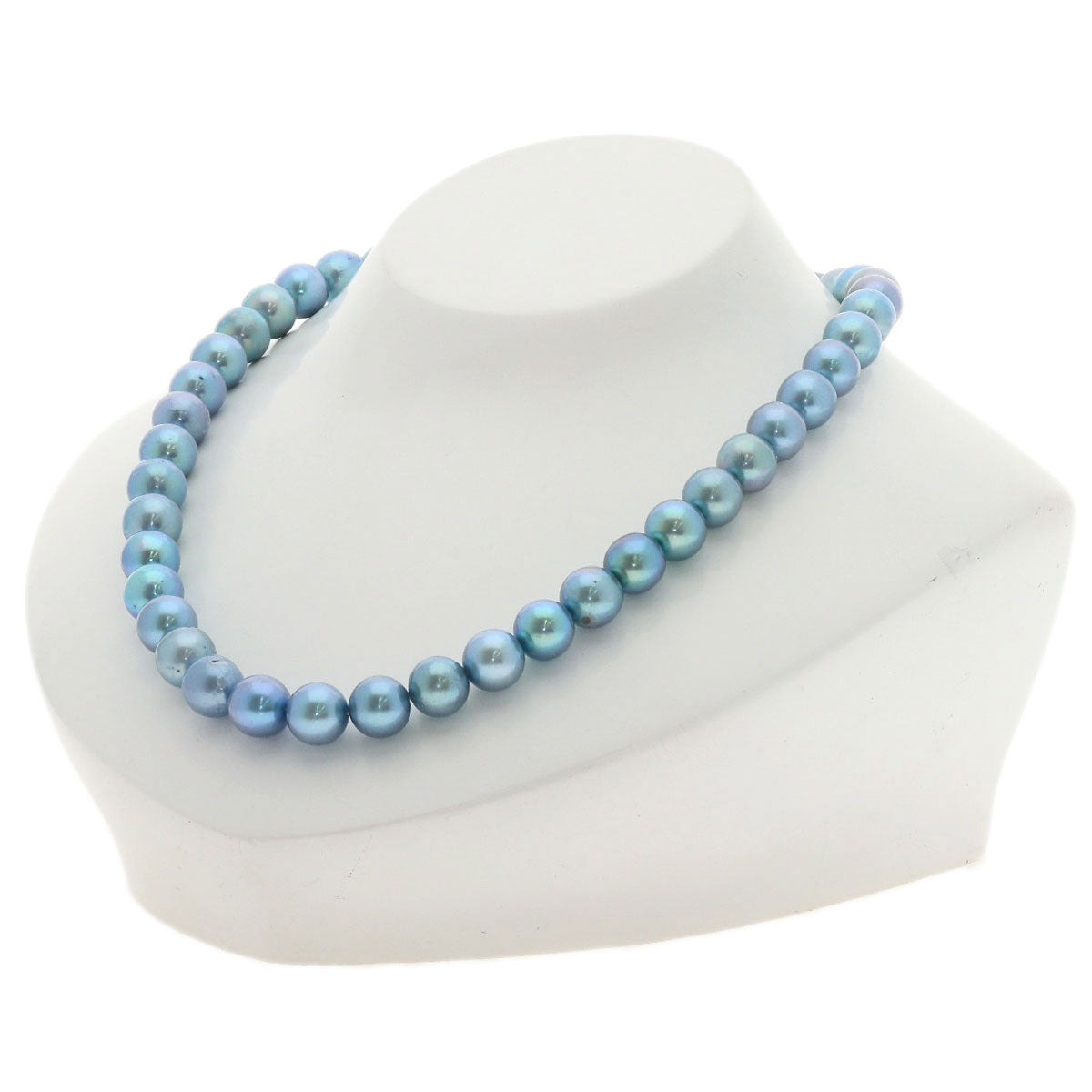 Colored Pearl Necklace Silver 58g　Ladies