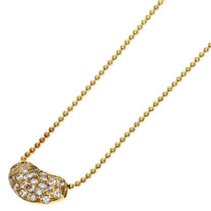 0.3ct Diamond Necklace K18 Yellow Gold 3.8g　Ladies