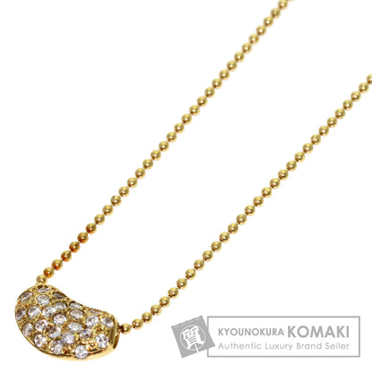 0.3ct Diamond Necklace K18 Yellow Gold 3.8g　Ladies