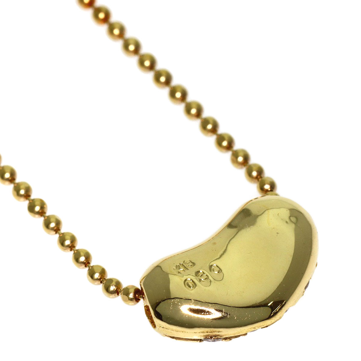 0.3ct Diamond Necklace K18 Yellow Gold 3.8g　Ladies
