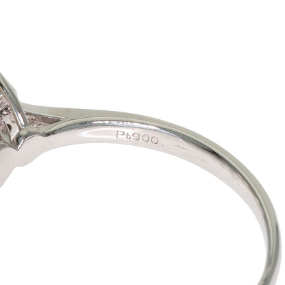 Akoya Pearl Pearl Diamond Ring Platinum PT900 4.5g　Ladies