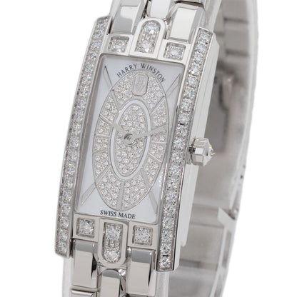 HARRY WINSTON Avenue C Mini Elliptic (Unused) Watches AVCQHM16WW053 K18 White Gold/K18 White Gold Ladies