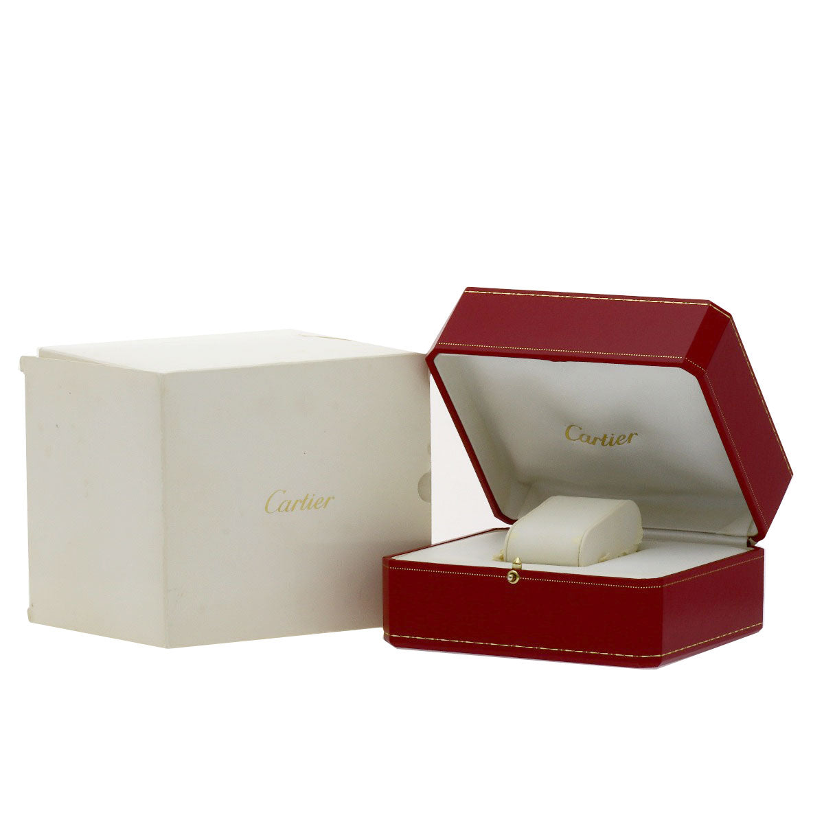CARTIER Baignoire Genuine Full Pave Diamond Watches WB5009D8 K18 Yellow Gold/K18YG/Diamond Ladies