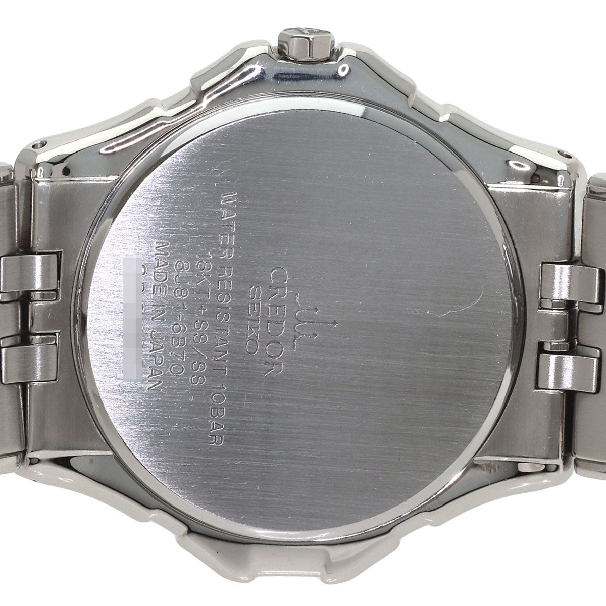 SEIKO CREDOR Pacificique Watches GCAR035 8J81-6B70 Stainless Steel/Stainless Steel mens