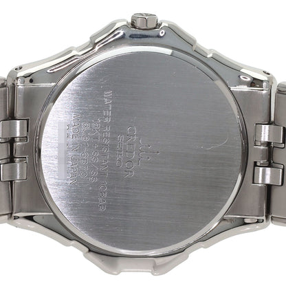 SEIKO CREDOR Pacificique Watches GCAR035 8J81-6B70 Stainless Steel/Stainless Steel mens