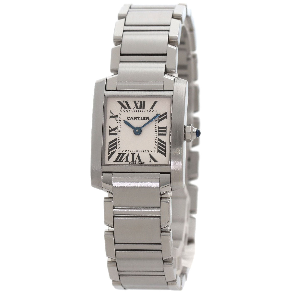 CARTIER Tank francais Watches W51008Q3 Stainless Steel/Stainless Steel Ladies